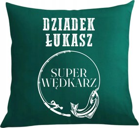 Párna párnahuzat Ajándék Nagypapának Nagypapa Név Szuper Horgász