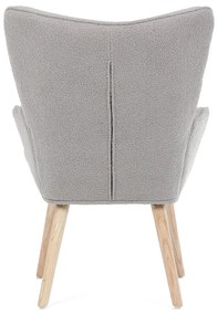 Bouclé GREY2 fotel, szürke