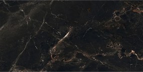 Mexen Marquino Fekete mázas kőagyag rekt. G1, padló- és falburkoló lap 120 x 60 cm, magasfényű - TL214-120-060-00