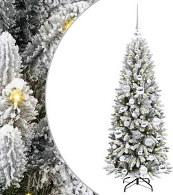 vidaXL Mű karácsonyfa Fehér 120 cm PVC és Műanyag és Acél és PE