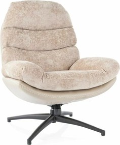 Giselle forgószék rózsaszín/BÉZS Sig szintetikus bőr