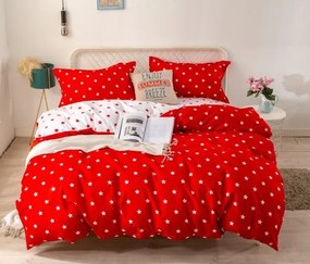 STAR RED fotó ágynemű Ágynemű mérete: 140x200 cm, A csomag tartalma: 7 Készletcsomagolás