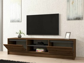 Olca Walnut and Anthracite TV-asztal