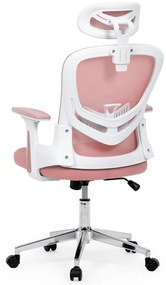 Irodai forgószék hintamechanikával, rózsaszín kárpittal. KA-K2031 PINK