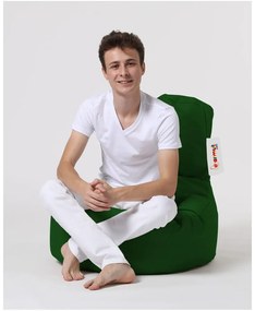 Sötétzöld babzsákfotel Lina – Floriane Garden