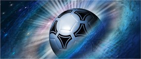 Kép - Futball a térben (120x50 cm)