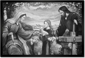 Poszterek keretben 60x40 Szent Család