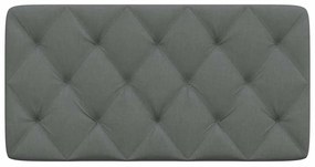 sötétszürke szövet fejtámla párna 100 cm