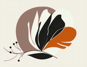 Poszter 65x50cm Növényi elegancia