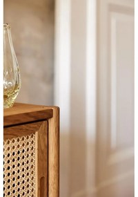 Tölgyfa TV-állvány 142x64 cm Pola - The Beds