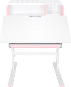 Növekvő íróasztal, rózsaszín/fehér, ADAN
