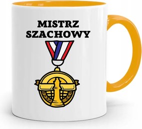 Sakkozóknak Sárga Bögre Születésnapi Ajándéknak, fényképes nyomattal