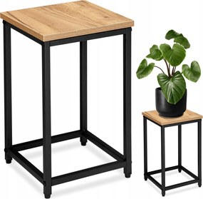 Álló Virágágyás Fém Loft – Virágtartó Állvány Virágtartó Polc Craft