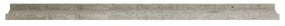 2 db betonszürke fali polc 100 x 9 x 3 cm