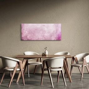 Kép - Mandala rózsaszín falon (120x50 cm)