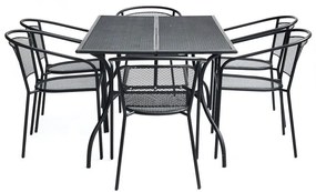 ROJAPLAST Kerti asztal fémből ZWMT-83 90 x 150 cm