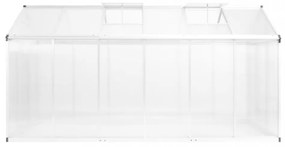 alumínium melegház 362 x 190 x 195 cm 13,41 m³