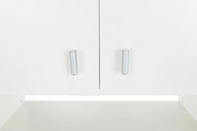 Szekrény a mosógép fölé, fehér, NATALI