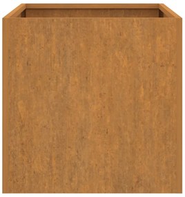 corten acél növénytartó 62x30x29 cm