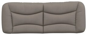 tópszínű szövet fejtámla párna 120 cm