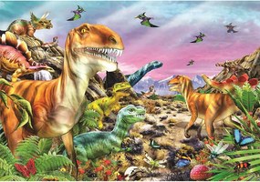 Dinoszaurusz Land Of 104 db-os puzzle Clementoni