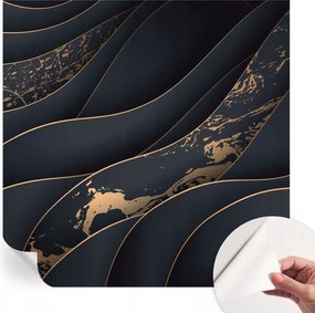 Modern öntapadós fali fotótapéta Elegáns hullámok 250x250 cm