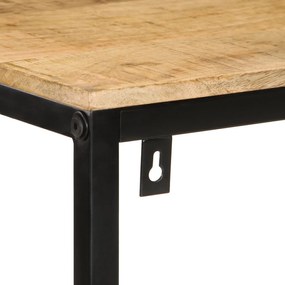 Könyvespolc 70x35x110 cm Tömör fa rusztikus mangóból