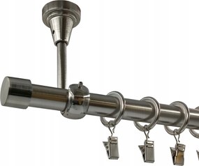 Mennyezeti Függönykarnis Nikkel 19mm Luna 200cm csendes