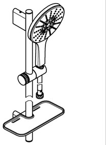 GROHE 26594000 - RAINSHOWER SMARTACTIVE 150 900 mm zuhanyszett fényes króm