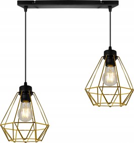 Függő Lámpa Mennyezeti Csillár Arany Csillogó Elegáns Loft Asztal Felett Sziget