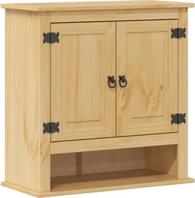 vidaXL Corona tömör fenyőfa fali fürdőszobaszekrény 70 x 33 x 70,4 cm