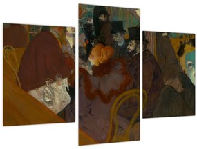 Kép - Henri de Toulouse-Lautrec, At the Moulin Rouge, reprodukciók (90x60 cm)