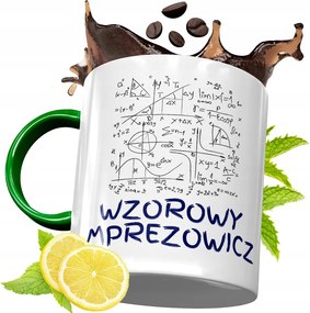 Zöld Bögre Party Ajándék Születésnapra, fényképes nyomattal