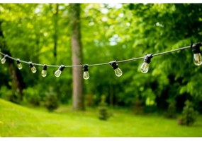 Kültéri dekorációs fénylánc MIMOSA 20xE27/1,3W/230V IP44 20m