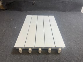 Alumínium radiátor 500 fehér 5 bordás