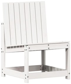 3 részes fehér tömör fenyőfa kerti ülőgarnitúra