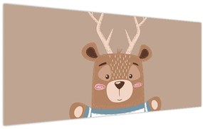 Kép - Szarvas csíkos ingben (120x50 cm)
