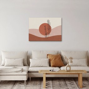 Kép - Boho levelek N⁰1 (70x50 cm)