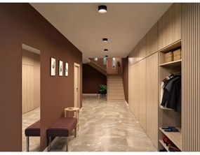 LED2 - ZETA ON LED beépíthető spotlámpa 8W/230V 3000/3500/4000K, átmérő 9 cm, fekete