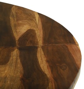 Kerek Étkezőasztal Ø160x76 cm Tömör akácfából