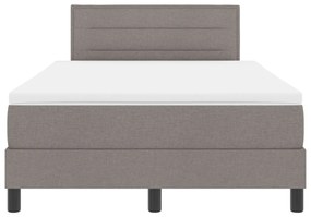 Boxspring ágy matraccal Taupe 120x190 cm szövet