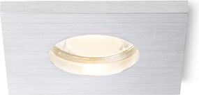 RENDL ASTOR SQ szálcsiszolt alumínium 230V GU10 50W IP65