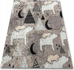 Puha Finom Gyerekszőnyeg 120x170 Nyomtatás Intenzív Szín