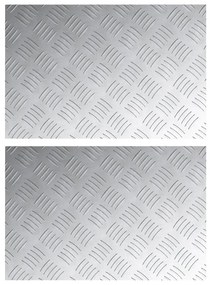 Alumínium Rácsos Lapok 2 db Csúszásmentes 60x40 cm