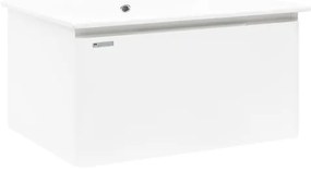 Fürdőszobaszekrény mosdóval Naturel Ancona 100x45x46 cm fehér ANCONA2100DVB