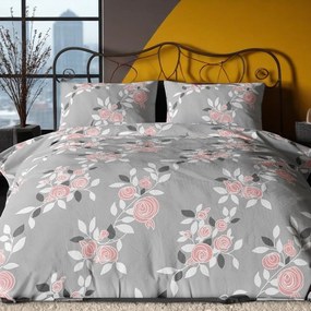 Krepp pamut ágynemű Homa TORRY ROSES 2 részes 140x200 cm