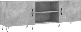 vidaXL betonszürke szerelt fa TV-szekrény 150 x 30 x 50 cm