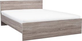 Miami franciaágy ágyneműtartó nélkül 160x200 cm yorki tölgy-yorki tölgy