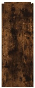 füstös tölgy színű szerelt fa tálalóasztal 100x35x90 cm
