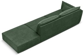 Sötétzöld heverő (bal oldali) Vanda – Mazzini Sofas